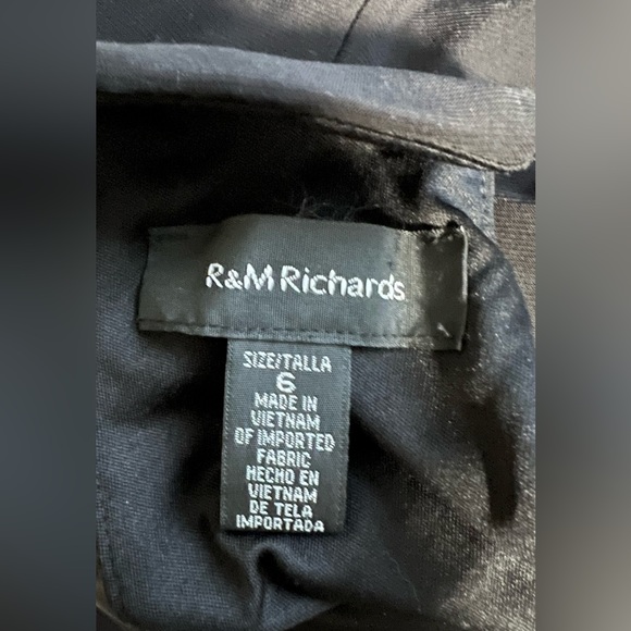 Women’s R&M Richards Black Cold Shoulder Dress - Picture 3 of 4